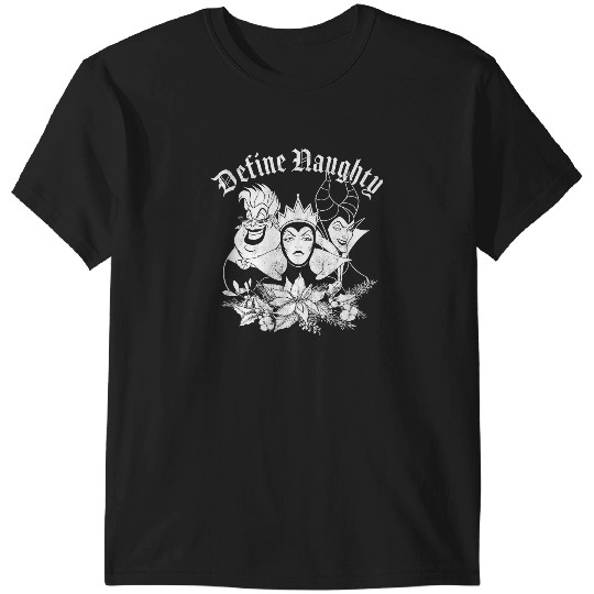 Discover Disney Villains Christmas Evil Witches Define Naughty T-Shirts