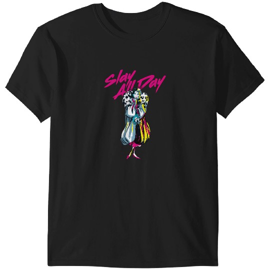 Discover Disney Villains Cruella Slay All Day T-Shirts