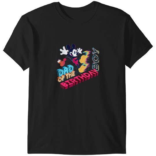 Disney Mickey Mouse Family Star Dad Of The Birthday Boy T-Shirts