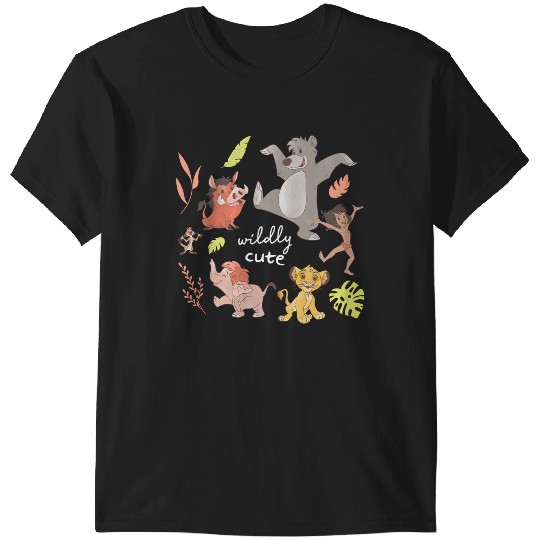 Discover Disney Classic Wildly Cute Retro Group Shot Big Chest Logo Long Sleeve T-Shirts