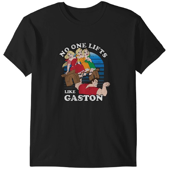 Disney Beauty and the Beast Retro No One Lifts Like Gaston Long Sleeve T-Shirts