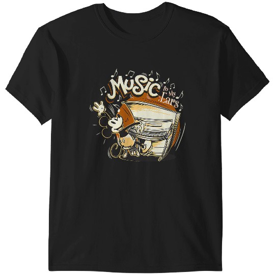 Discover Disney Mickey Mouse Vintage Music To My Ears T-Shirts