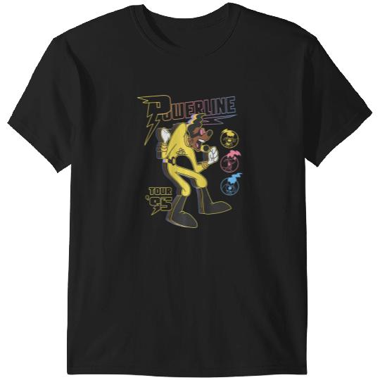 Disney A Goofy Movie Powerline Tour '95 Retro Neon Poster Premium T-Shirts