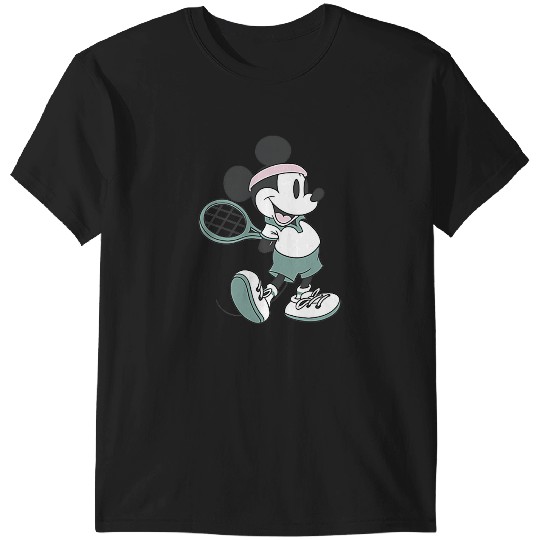 Discover Disney Mickey And Friends Retro Tennis Mickey Pocket Logo T-Shirts