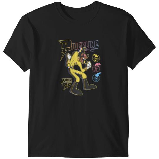 Disney A Goofy Movie Powerline Tour '95 Retro Neon Poster T-Shirts