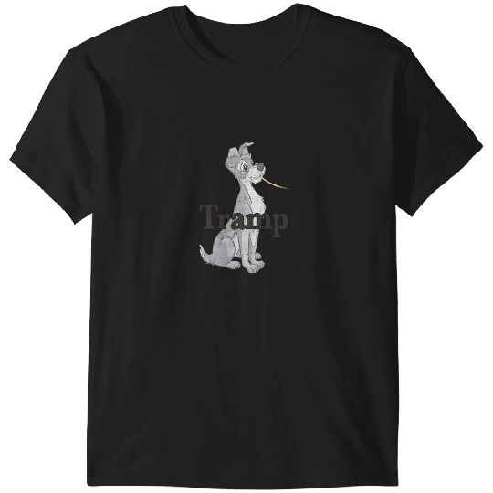 Disney Lady and the Tramp Spaghetti Tramp Couples Long Sleeve T-Shirt T-Shirts