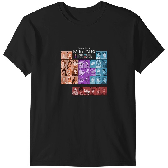 Discover Disney Princess Periodic Table Of Fairy Tales T-Shirts
