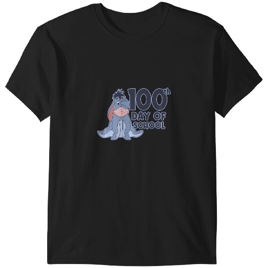 Disney Winnie The Pooh Eeyore 100Th Day Of School Eye Cover T-Shirts