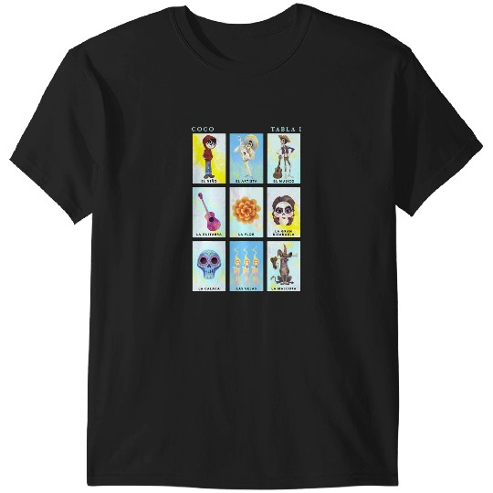 Discover Disney Pixar Coco Group Shot Table 1 Panels T-Shirts