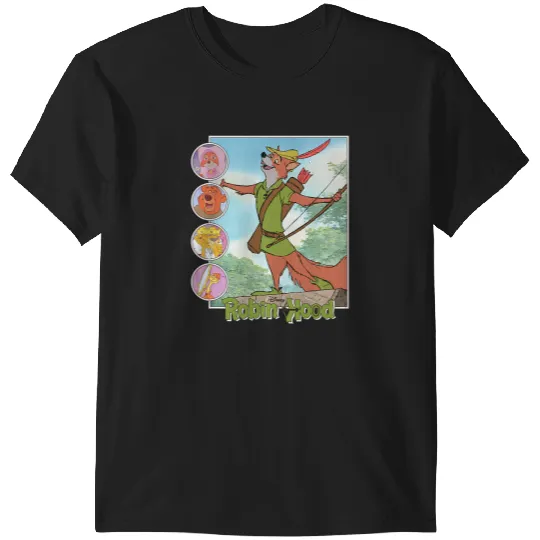 Discover Disney Robin Hood Classic Disney Film Retro T-Shirts