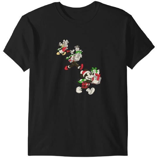 Discover Disney Vintage Mickey Goofy and Donald Holiday T-Shirts