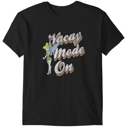 Discover Disney Peter Pan Tinker Bell Vacay Mode On Retro Colors T-Shirts