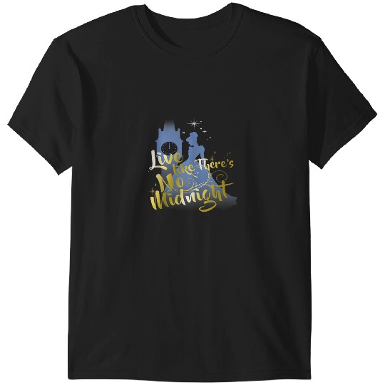 Discover Disney Cinde Live Like There's No Midnight Silhouette Tank Top T-Shirts
