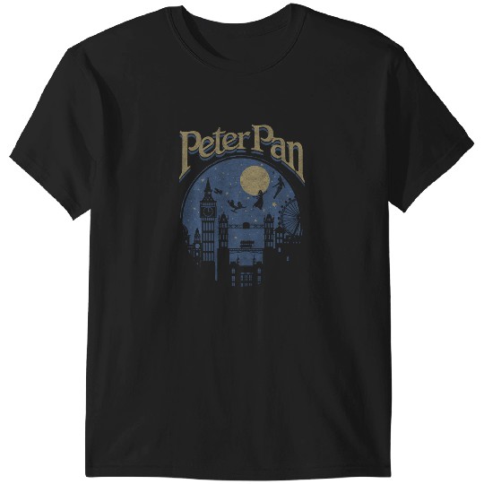 Discover Disney Peter Pan Group Shot London Night Silhouette T-Shirts