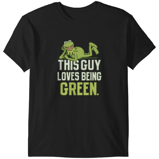 Discover Disney The Muppets This Guy Loves Being Green Retro Kermit T-Shirts