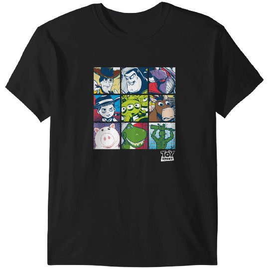 Discover Disney Pixar Toy Story Vintage Faded Retro Character Box Up Long Sleeve T-Shirts