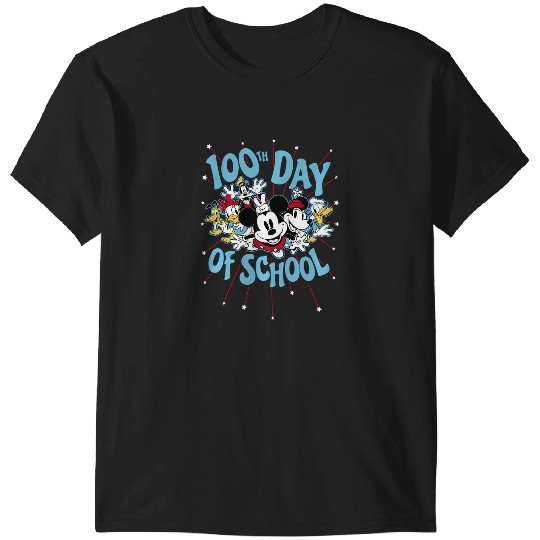 Discover Disney Mickey Friends Group Shot 100Th Day Of School T-Shirts