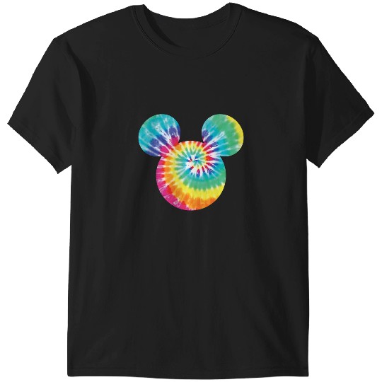 Discover Disney Mickey Mouse Icon Rainbow Tie-Dye T-Shirts