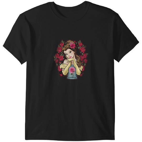 Discover Disney Beauty And The Beast Belle Roses Graphic T-Shirts