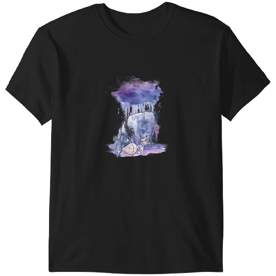 Disney Winnie The Pooh Eeyore Watercolor Rain Cloud T-Shirts