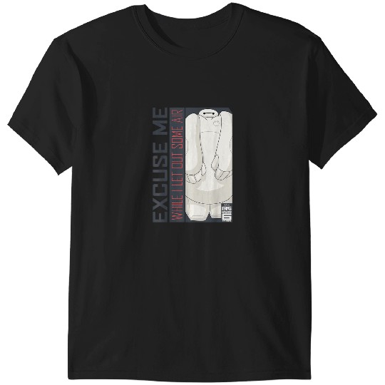 Disney Big Hero 6 TV Series Baymax Excuse Me Gra T-Shirts