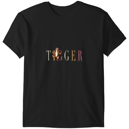 Discover Disney Winnie The Pooh Tigger Simple Text T-Shirts