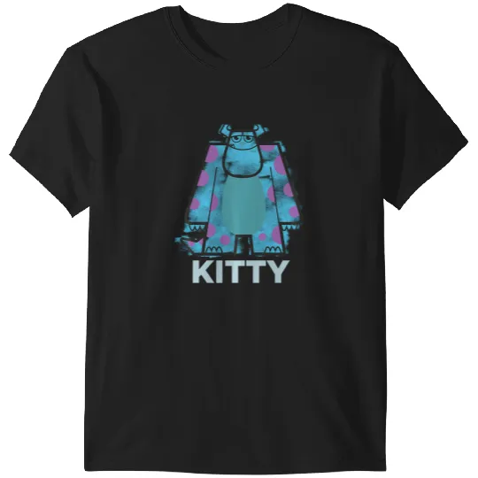 Disney Monsters Inc. Sulley Kitty Color Chalk Graphic Hoodie T-Shirts