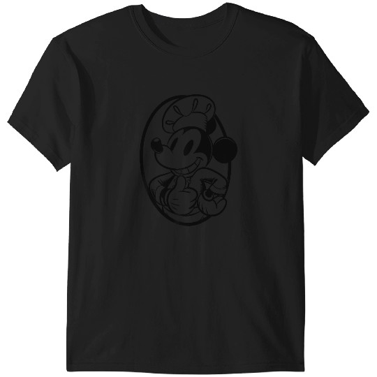 Discover Disney Mickey Mouse Chef Mickey Outline Raglan Baseball Tee T-Shirts