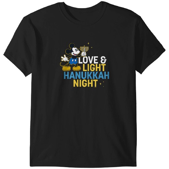 Discover Disney Mickey Mouse Love & Light Happy Hanukkah T-Shirts