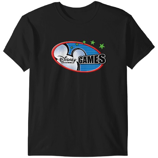 Womens Disney Channel Games Logo V-Neck T-Shirts