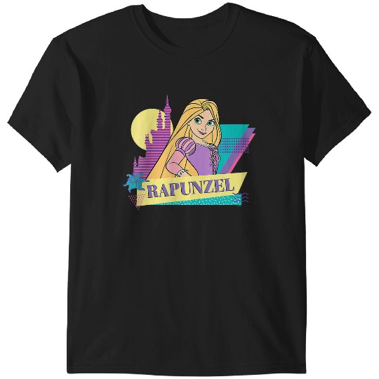 Womens Disney Tangled Retro ’90s Couples Matching Rapunzel V-Neck T-Shirts