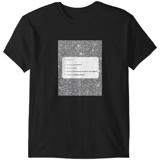 Discover Taylor Midnights Karma - Silver T-Shirts
