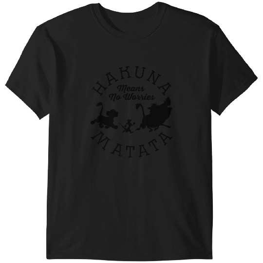 Disneyss The Lion King Hakuna Matata Means No Worries Shadows T-Shirts