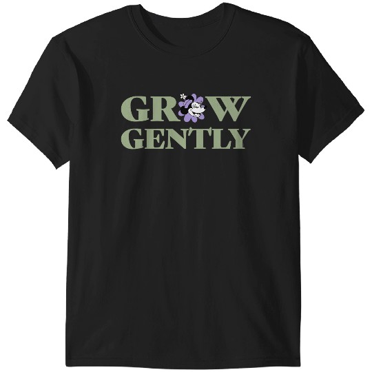 Discover Disney Minnie Mouse Floral Spring Flower Garden Grow Gently T-Shirts