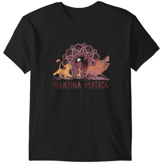 Disneyss Lion King Hakuna Matata Henna Group shots Portrait T-Shirts