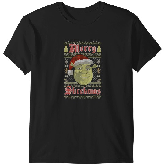 Shrek Merry Shrekmas Ugly Sweater Style Christmas  2: Shrek Same Swamp Forever , Shrek Shirt, Disney Fiona Princess , Shrek,Shrek T-Shirts