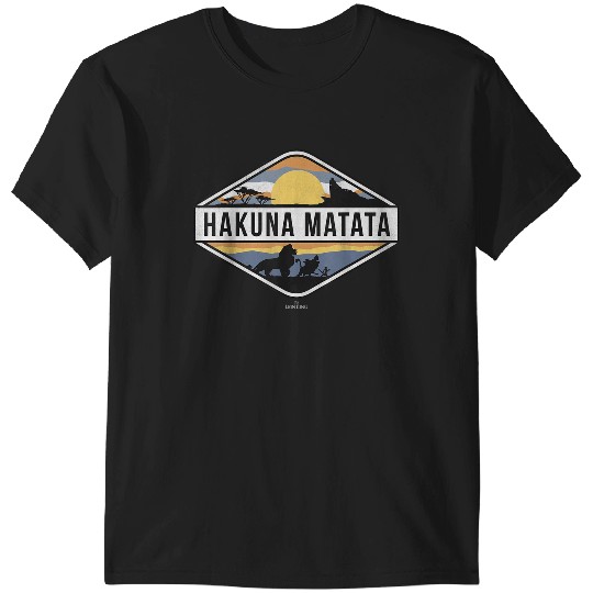 Disneyss Lion King Hakuna Matata Sunset Graphic T-Shirts
