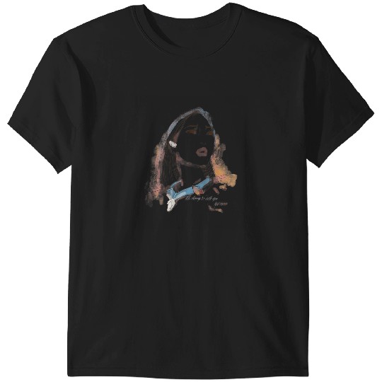 Disney Pocahontas Watercolor Portrait Quote Grap T-Shirts