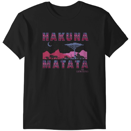 Disneyss The Lion King Hakuna Matata Moon And Mountains T-Shirts