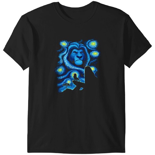 Disneyss The Lion King Mufasa Starry Night Pride Rock T-Shirts