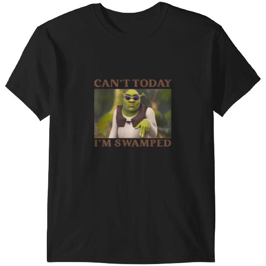 Funny Cant Today Im Swamped  : Shrek Same Swamp Forever , Shrek Shirt, Disney Fiona Princess , Shrek,Shrek T-Shirts