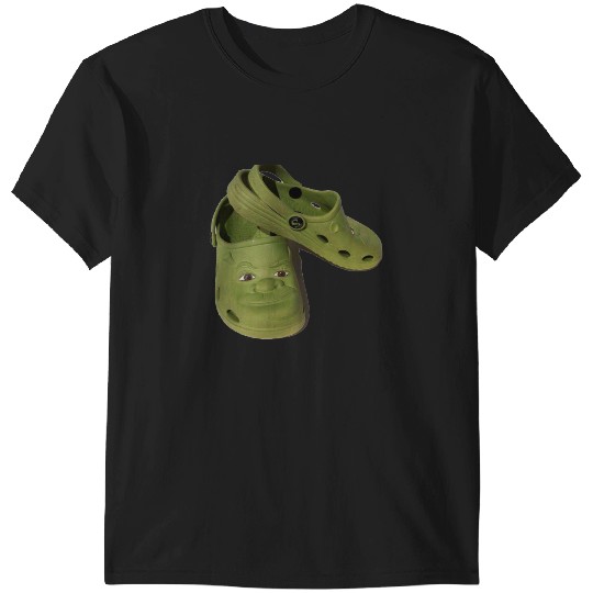 Shrek on the Croc Sticker  : Shrek Same Swamp Forever , Shrek Shirt, Disney Fiona Princess , Shrek,Shrek T-Shirts