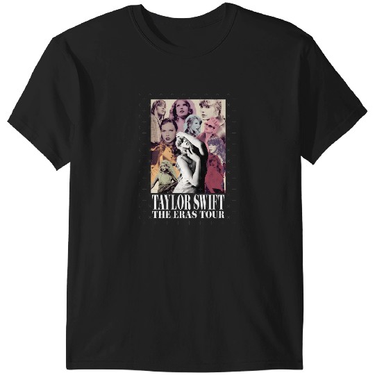 Discover on tour live concert white font Relaxed Fit : Vintage Taylor The Eras Tour , The Eras Tour Taylor Version, THE ERAS TOUR , Taylor T-Shirts
