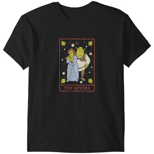 Shrek Valentine's Day Fiona  Shrek The Lovers Tarot Card  : Shrek Same Swamp Forever , Shrek Shirt, Disney Fiona Princess , Shrek,Shrek T-Shirts