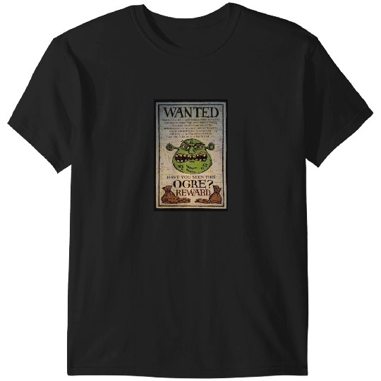 Shrek WANTED OGRE REWARD T-shirt or Stickers  : Shrek Same Swamp Forever , Shrek Shirt, Disney Fiona Princess , Shrek,Shrek T-Shirts