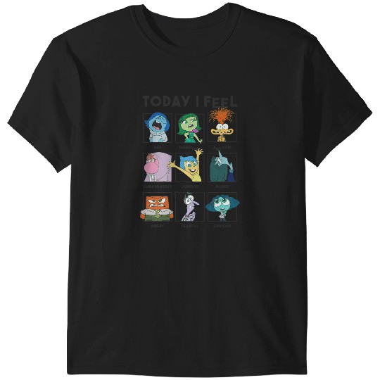 Discover Disney Pixars Inside Out 2 Today I Feel... Emotions Panels Long Sleeve T-Shirts