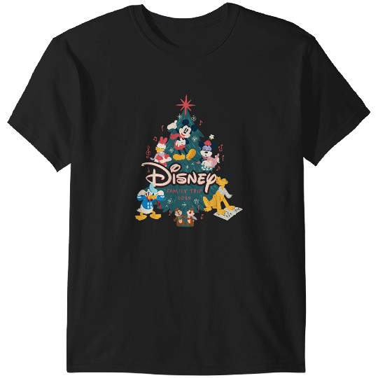 Disney NEW Mickey Friends Christmas Holiday Family Trip 2024 T-Shirts