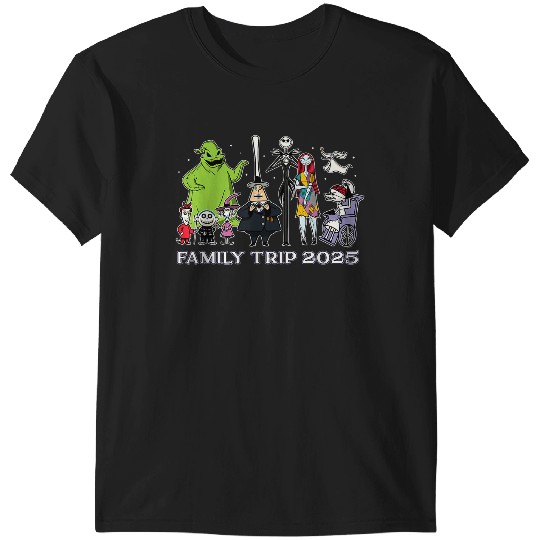 Disneyss The Nightmare Before Christmas Stars Family Trip 2025 T-Shirts