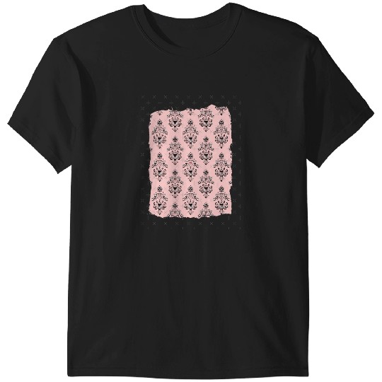 Discover Haunted Mansion Wallpaper Millennial Pink  :Haunted Mansion Shirt,  The Haunted Mansion , Vintage Walt Disney World , Disney Retro T-Shirts