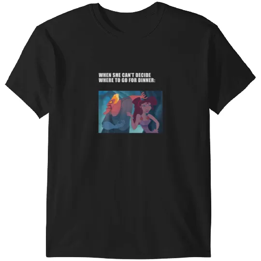 Disney Villains Valentines Day Hades Megara Dinn T-Shirts